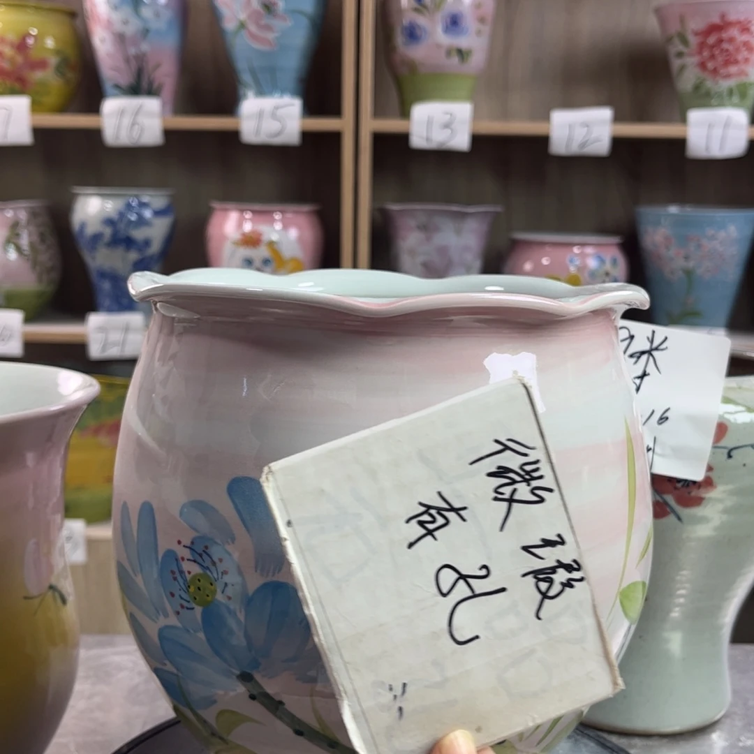 景德镇陶瓷花盆花盆