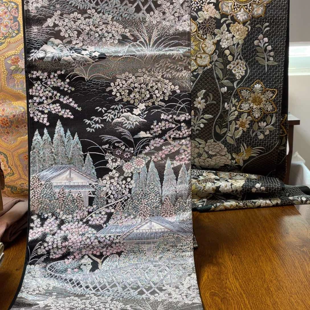 织绣风景唐锦柔软