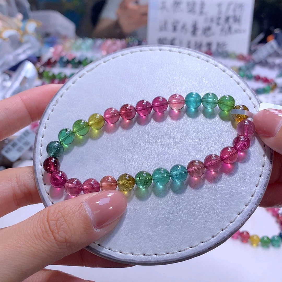 【闪购商品】未镶嵌手串碧玺7m