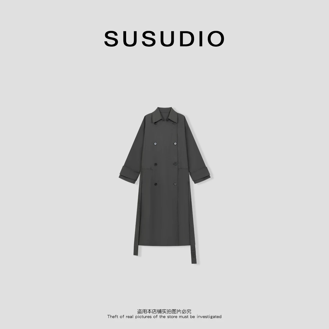 SUSUDIO② 英伦风 新款显瘦高级感大衣70076