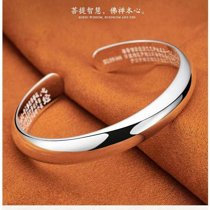 贵姐精品银手镯(无礼盒)091