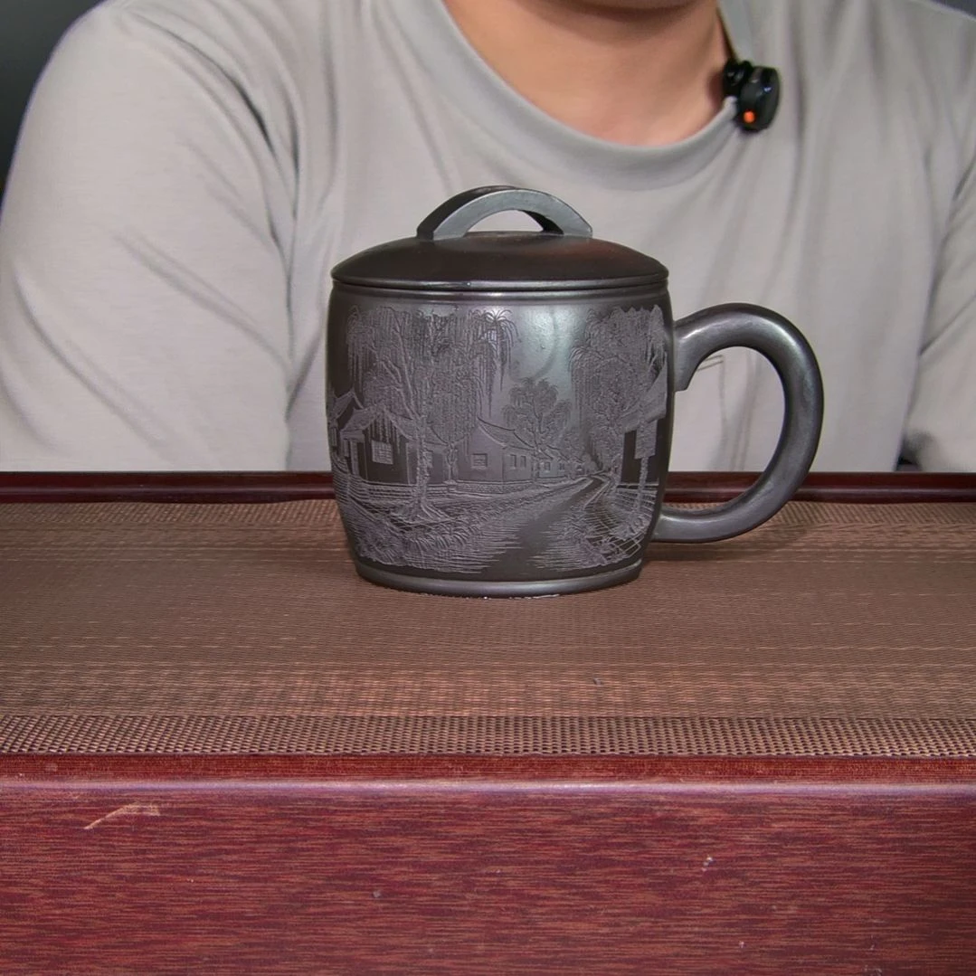 茶杯紫砂高货放漏
