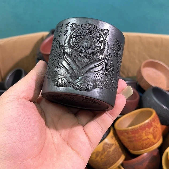 茶杯紫砂全手工紫砂主人杯