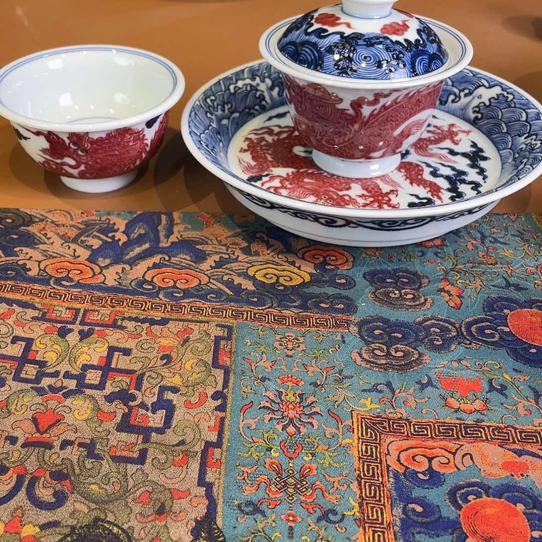 清欢雅玩原矿青花釉里红