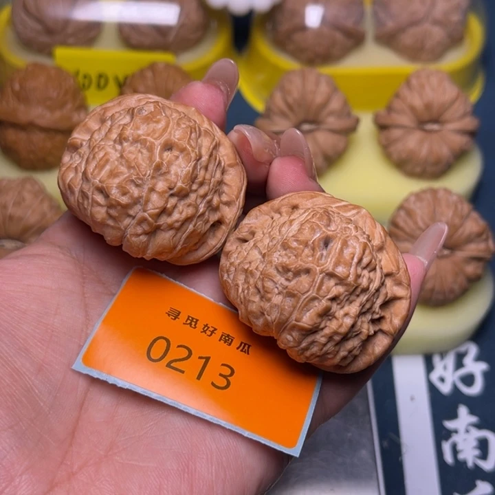 冰***川文玩核桃吊坠南瓜墩45-0215