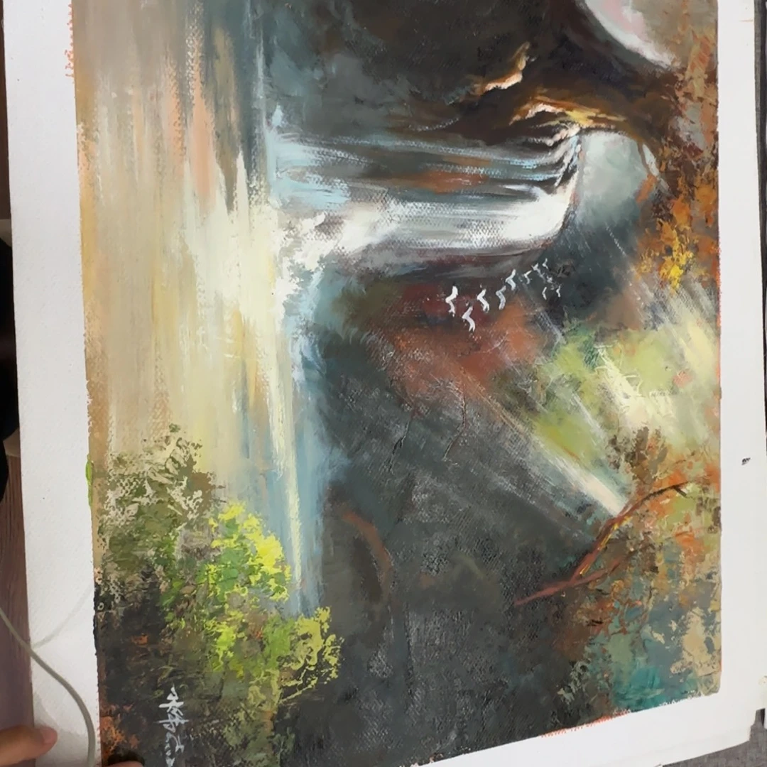 油画你在我心里是个