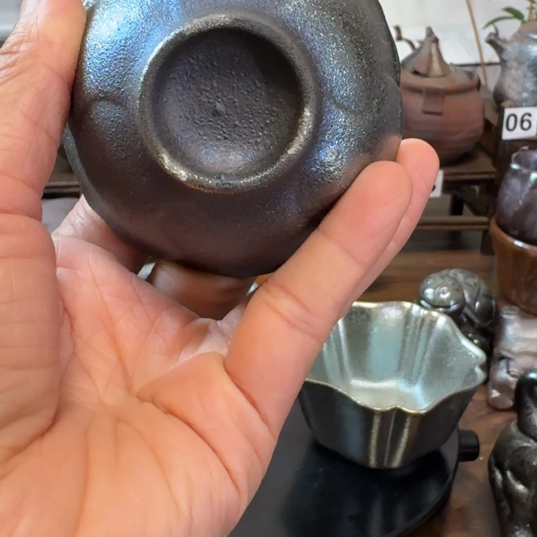 杯不*己建水紫陶柴烧茶器