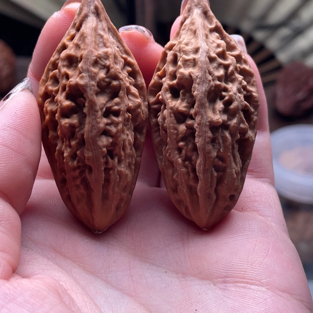 文玩核桃把件楸刀鱼23