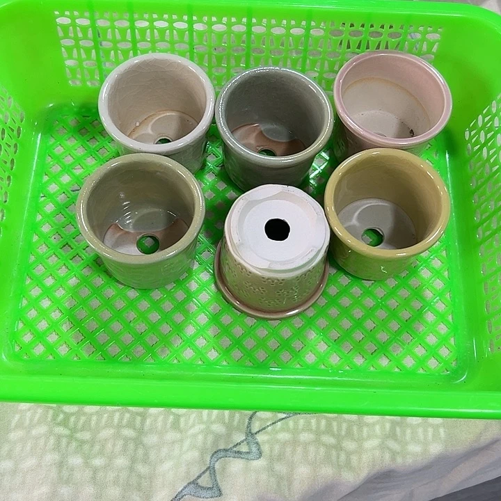 微瑕陶瓷花盆满9.9发
