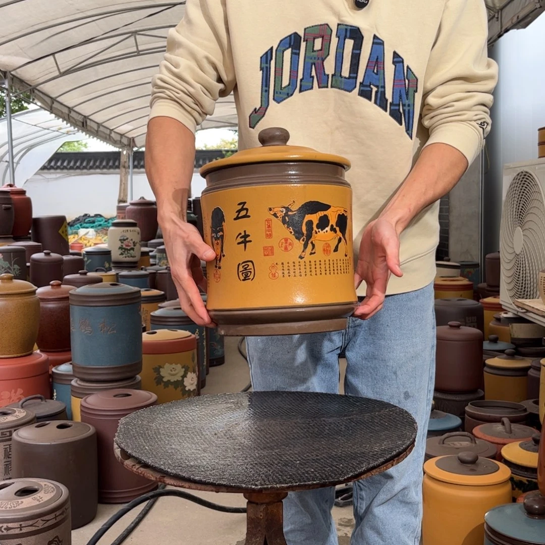 茶叶罐紫砂8 饼茶叶罐
