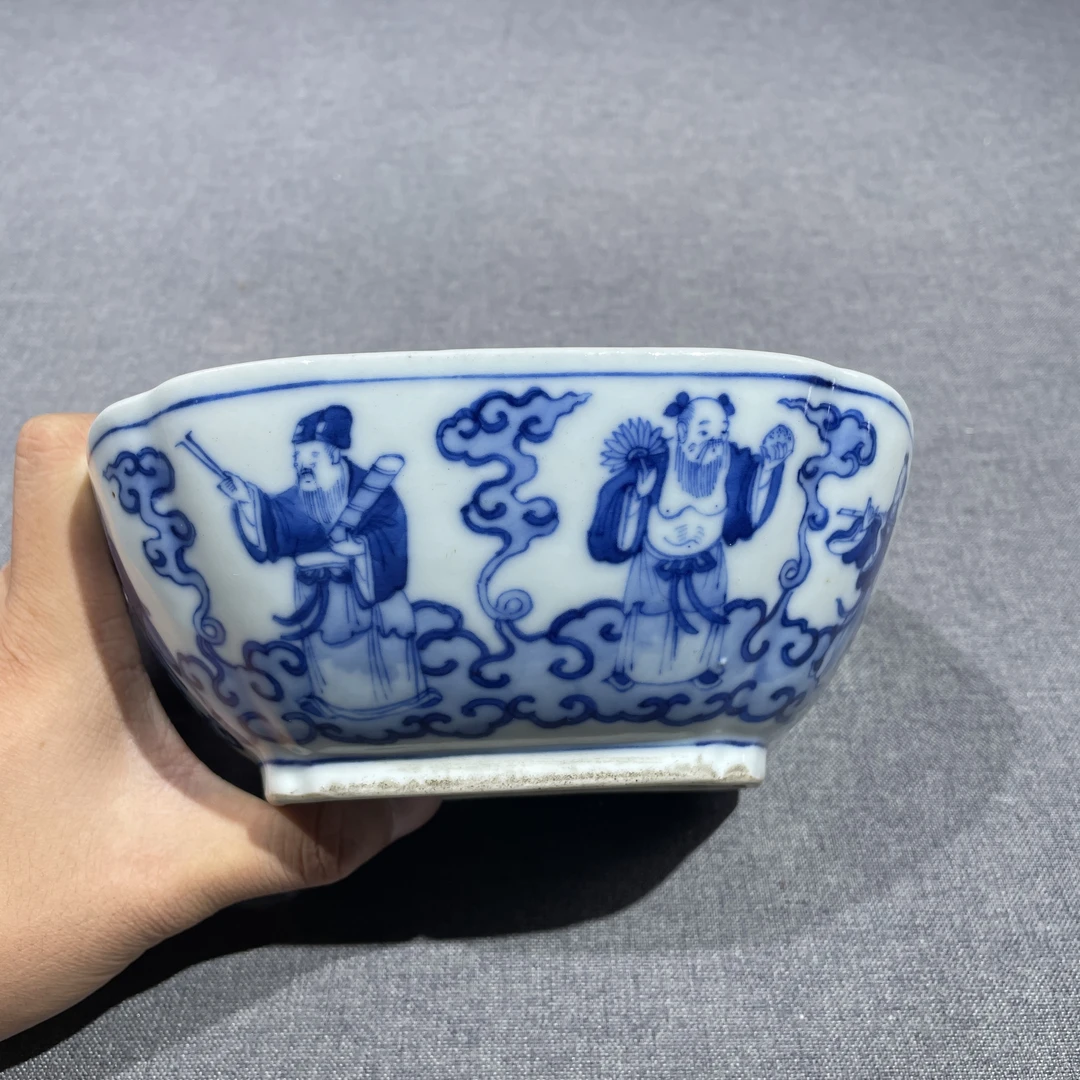 【拍卖】Lot 22816 青花八仙人物故事洗