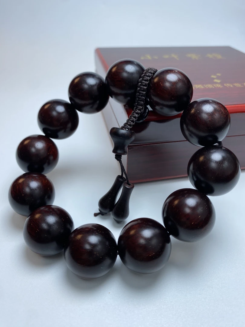 精品满星印度小叶紫檀2.0尺寸带礼盒