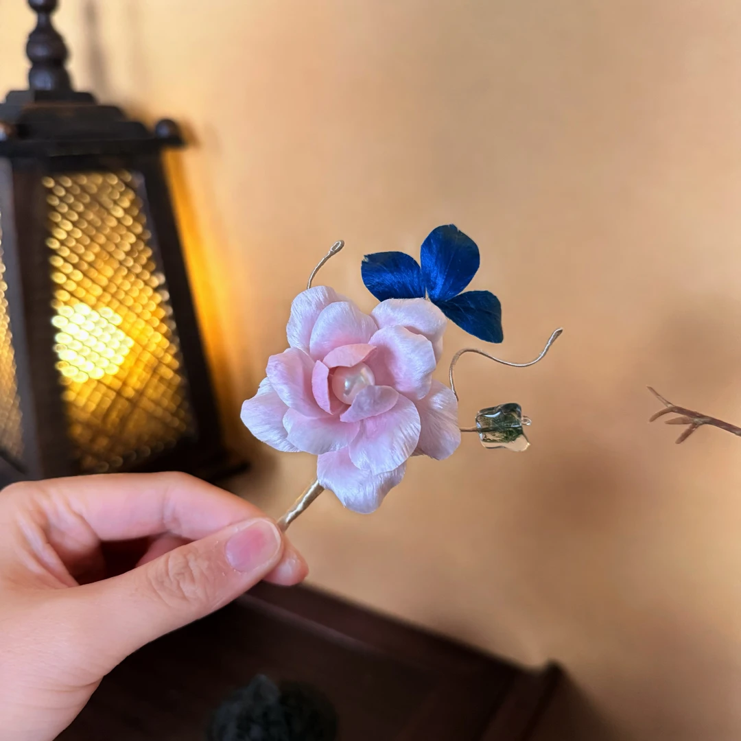 【甜蜜蜜】绒花发簪软簪（需要备注主体，不备注默认发软簪）