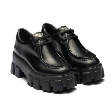 未使用 Prada/普拉达 汤/TP026344/Monolith 乐福鞋