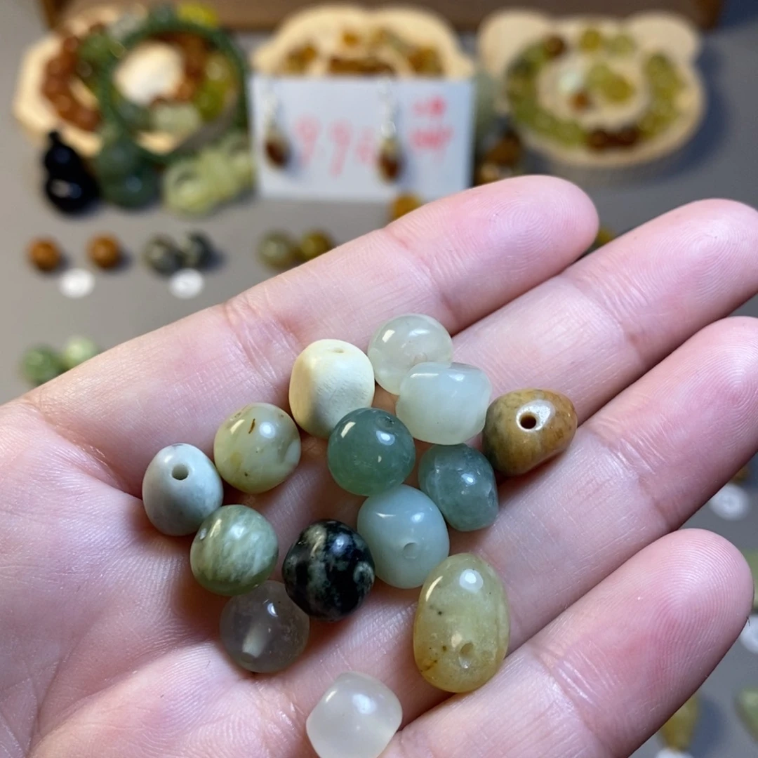 【闪购商品】未镶嵌岫玉配珠