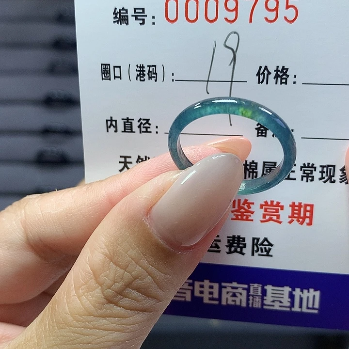 翡翠戒指未镶嵌9795