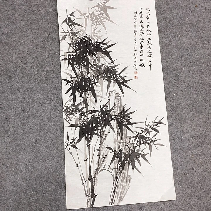 竖款三尺新中式装饰画