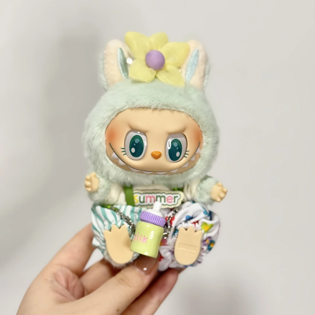 【福利款坐姿娃+衣】搪胶穿衣娃diy创意饰品包挂可爱公仔配饰