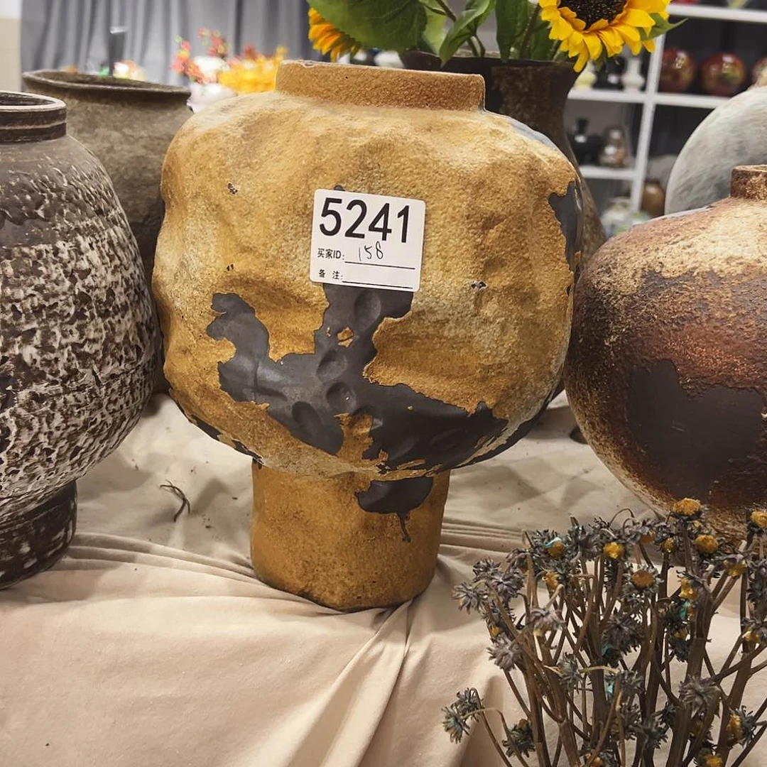 瓶5241高28口8陶瓷花瓶无孔