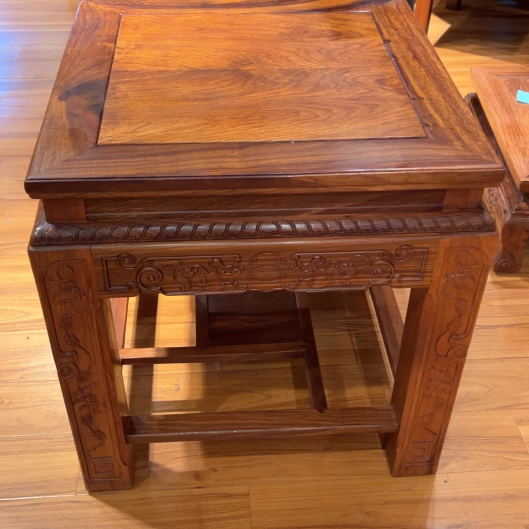 花梨木类家具心***n角几