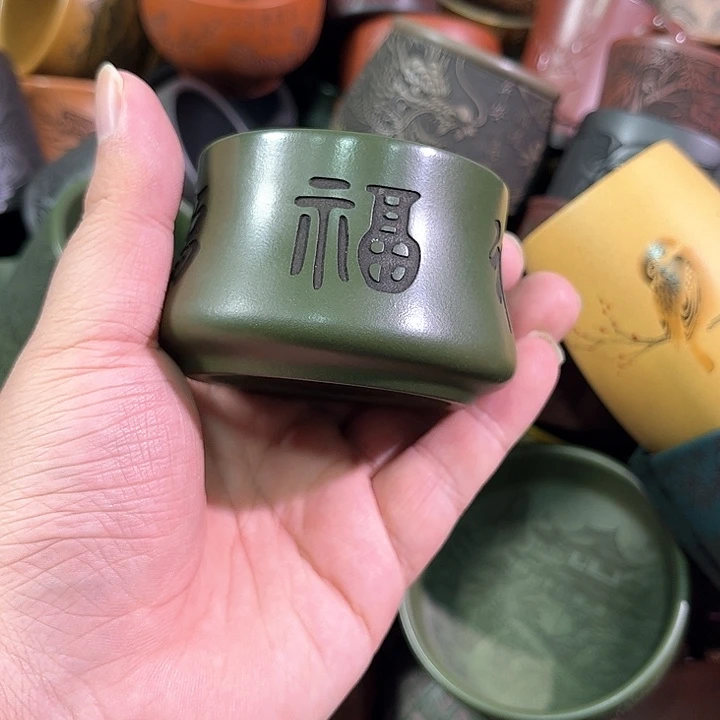茶杯紫砂全手工紫砂主人杯