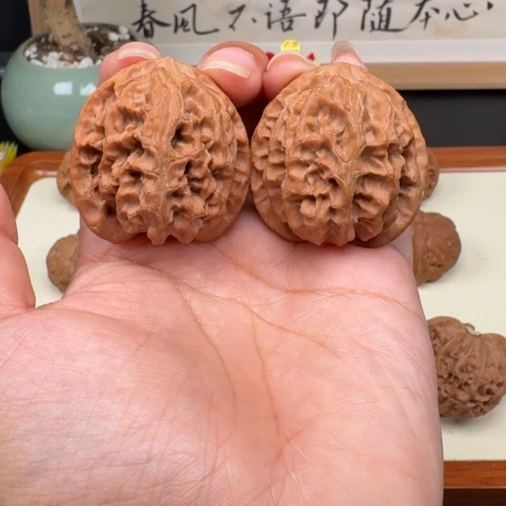 文玩核桃把件苹果全品38