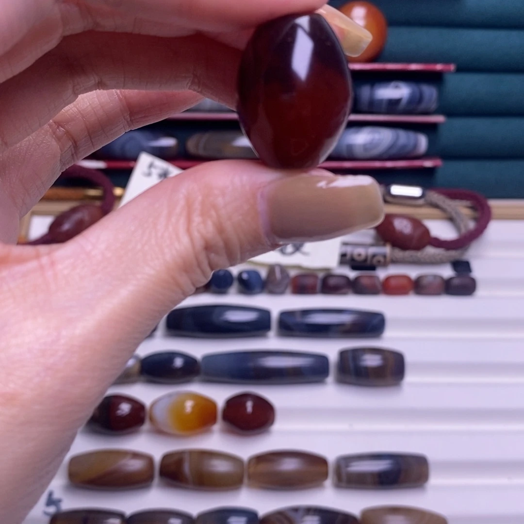 源***姨玛瑙/玉髓合金颈饰