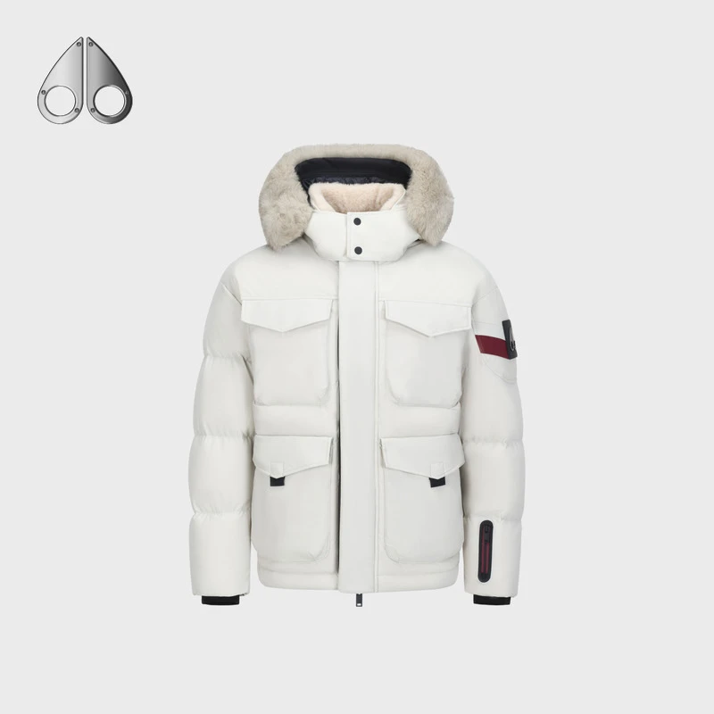 【秋冬新品】MOOSE KNUCKLES 男士鹅绒连帽小剪刀羽绒服M35MJ204FA