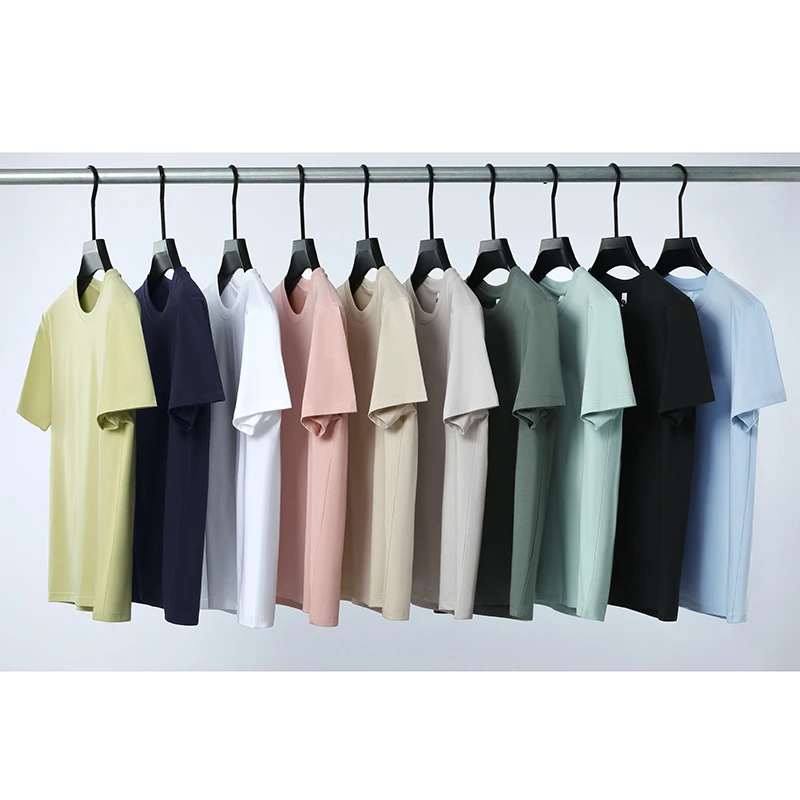 夏季短袖男商务POLO衫时尚休闲男士短袖T恤抗菌圆领薄款妍彬男装