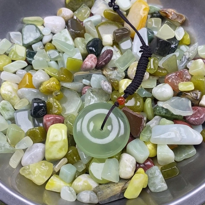 蛇纹石玉未镶嵌鱼缸石