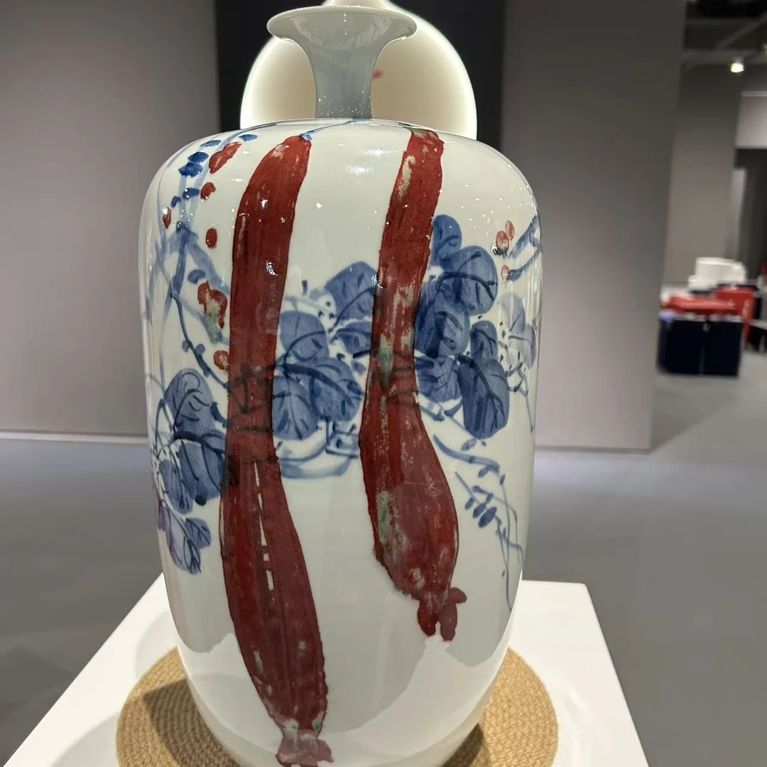 崔景哲-瓷器-B中-长寿多福