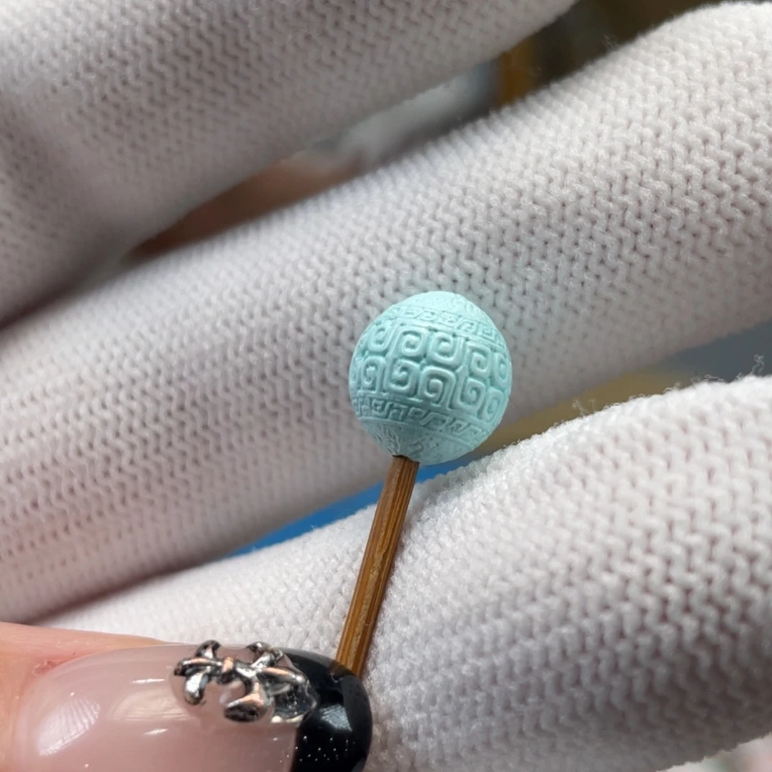 绿松石未镶嵌挂件