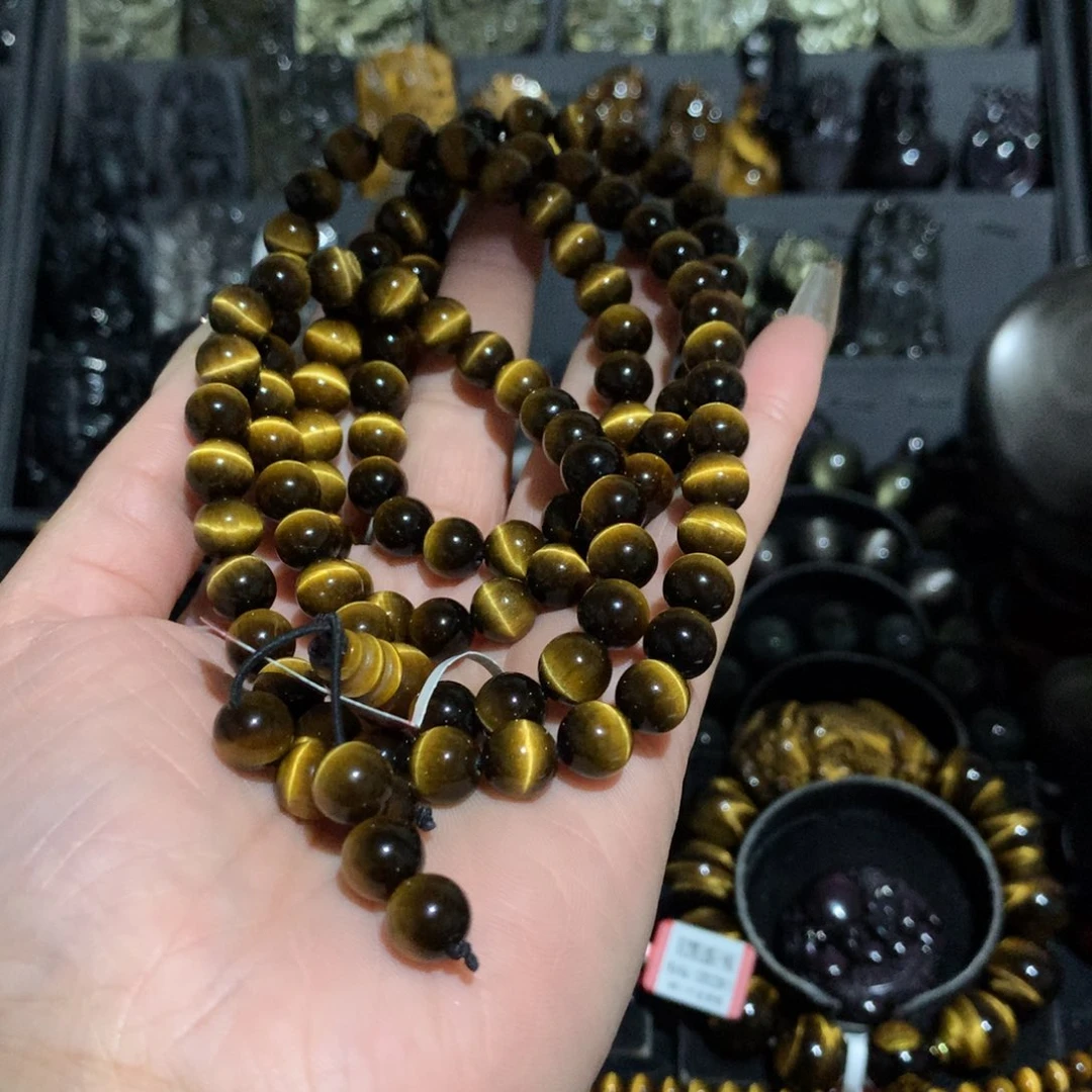 未镶嵌手链木变石（虎睛石）鸿**头