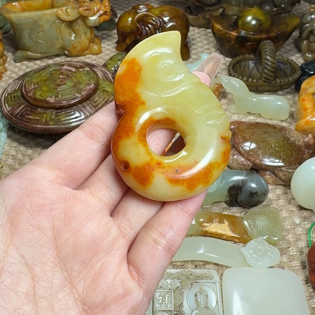 白玉菩提吊坠挂件