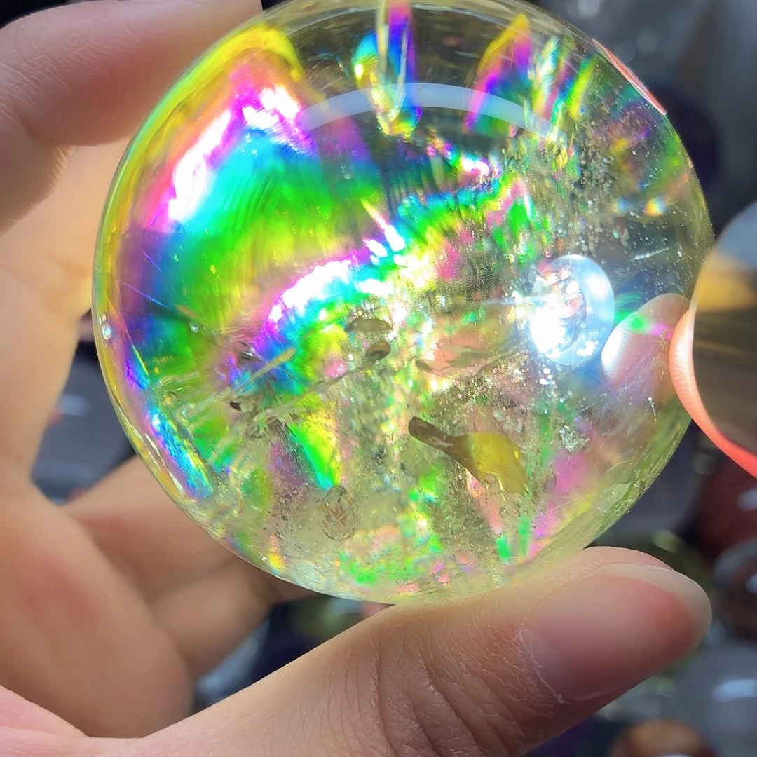 水晶珠宝半成品未镶嵌黄水晶温感彩64
