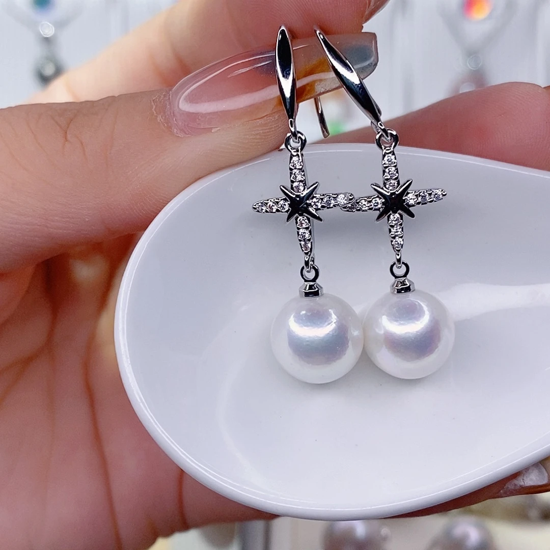 淡水珍珠耳饰未镶嵌