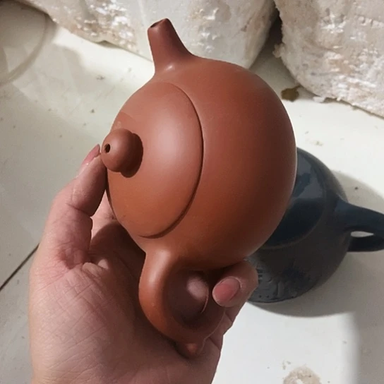 茶壶绿泥迎****天宜兴紫砂全手工制作工艺