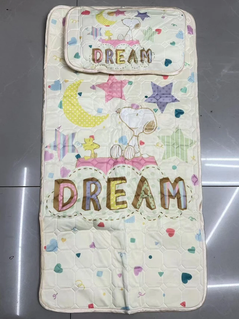 史NU比童趣乳胶凉席枕头两件套