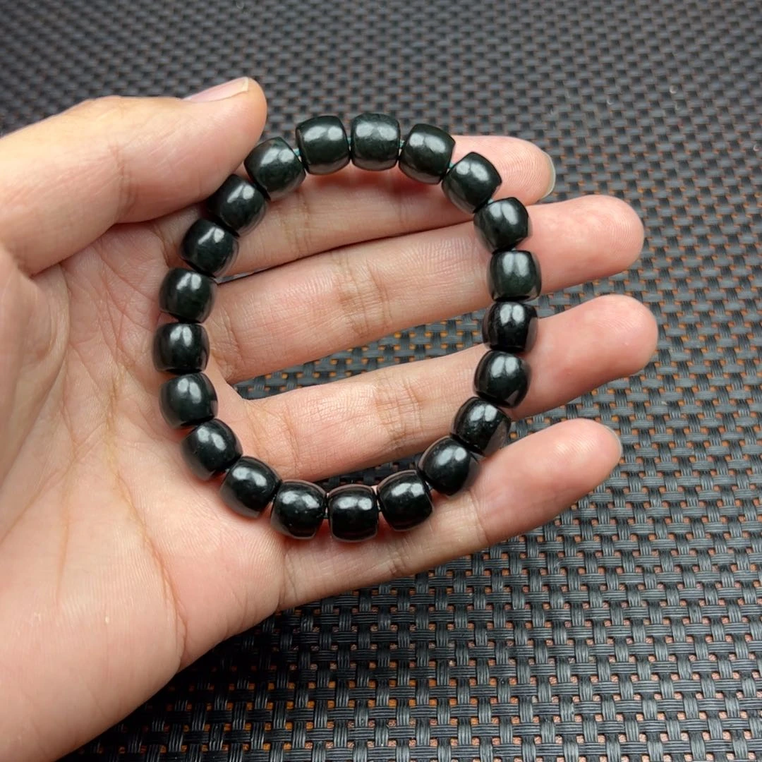 未镶嵌和田玉（糖玉）手链玩****发