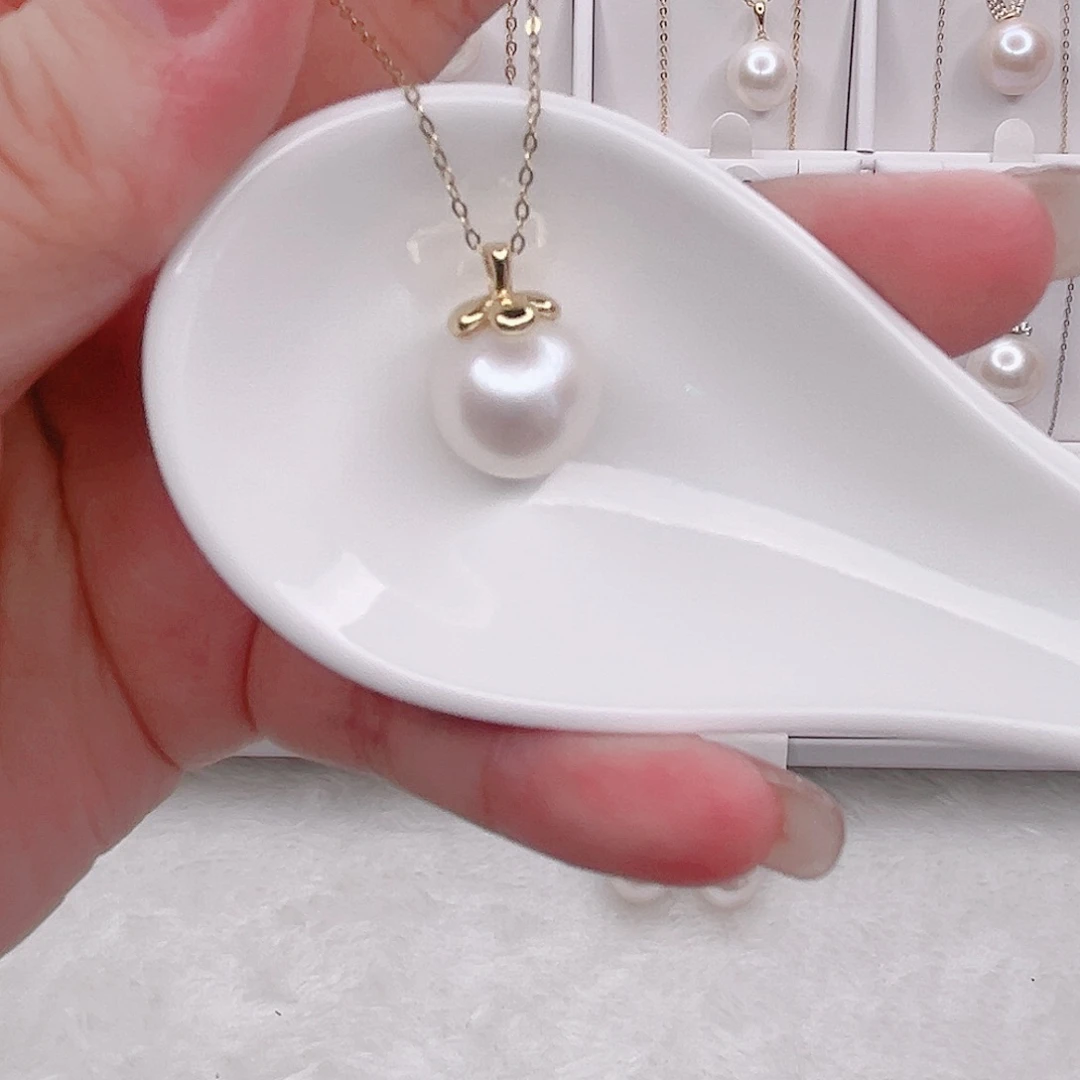 淡水珍珠未镶嵌吊坠(赠链)