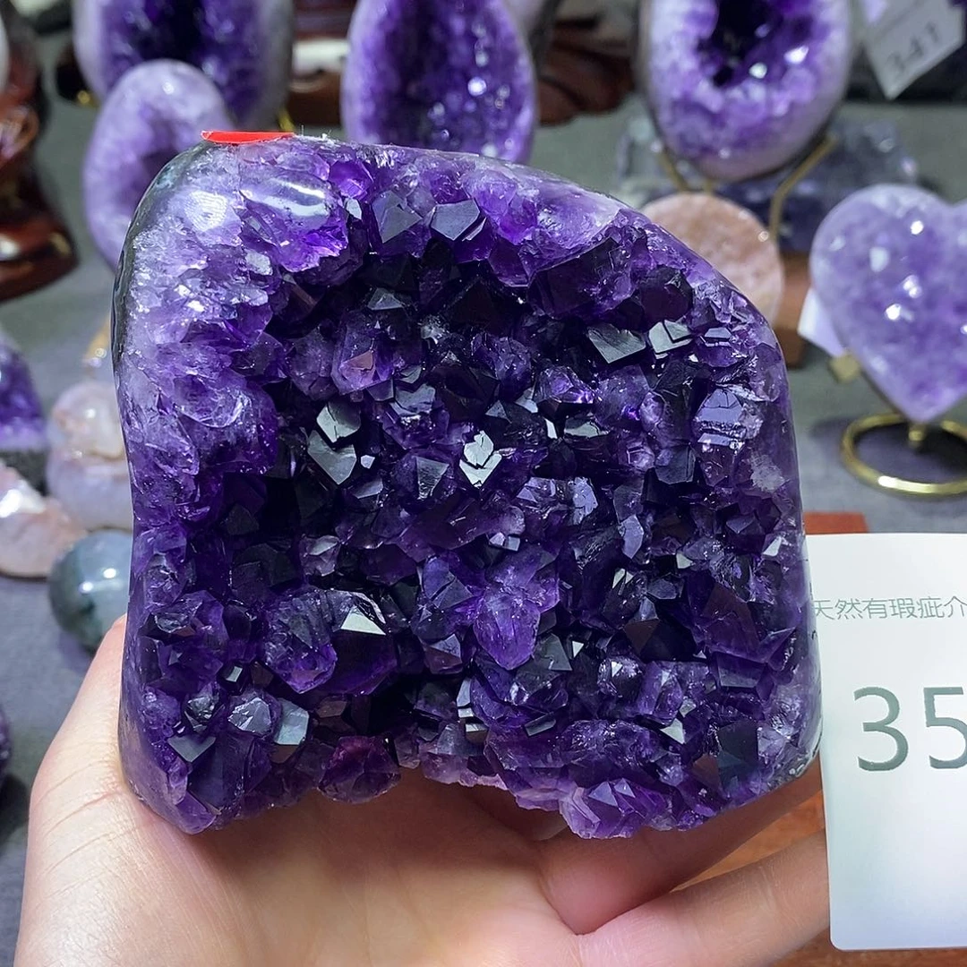 紫晶未镶嵌珠宝半成品