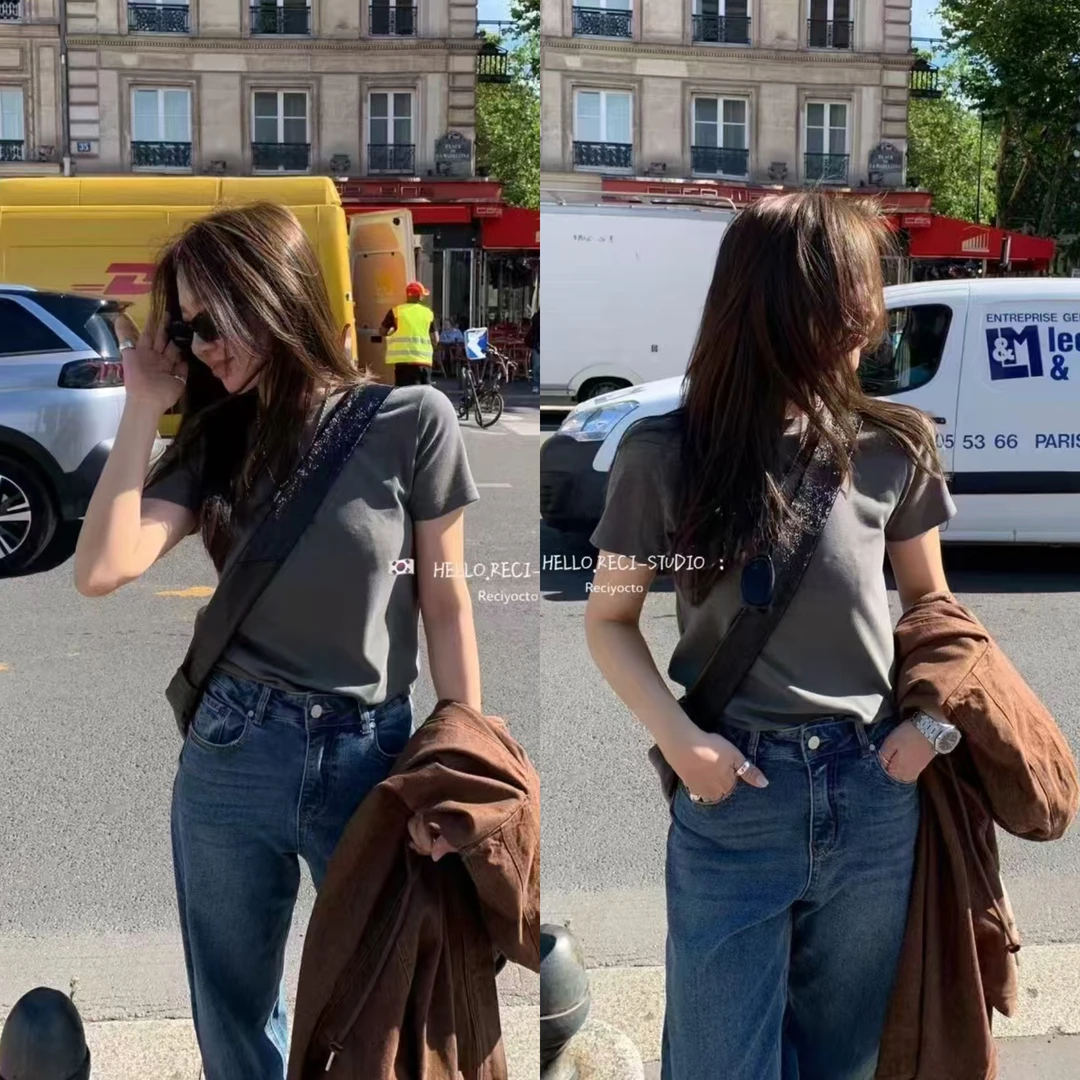 福秒-简韩系！极简净版短袖T恤 （RC580066#）RECI