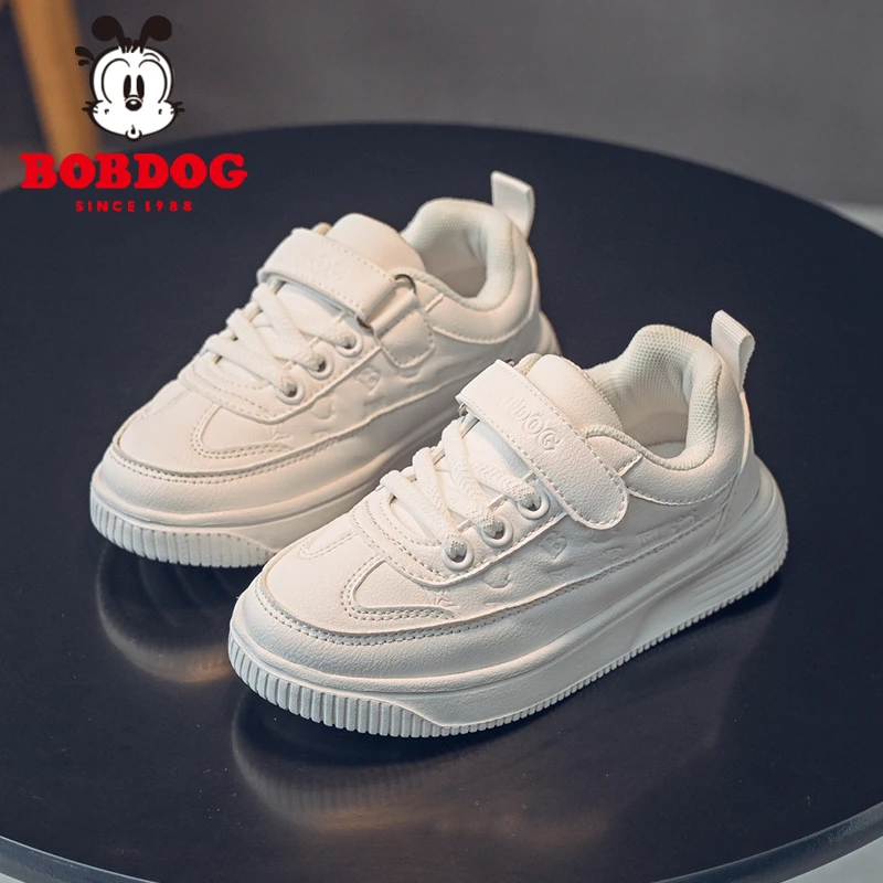 巴布豆童鞋女童运动鞋春秋款2025新款儿童板鞋低帮休闲学生小白鞋