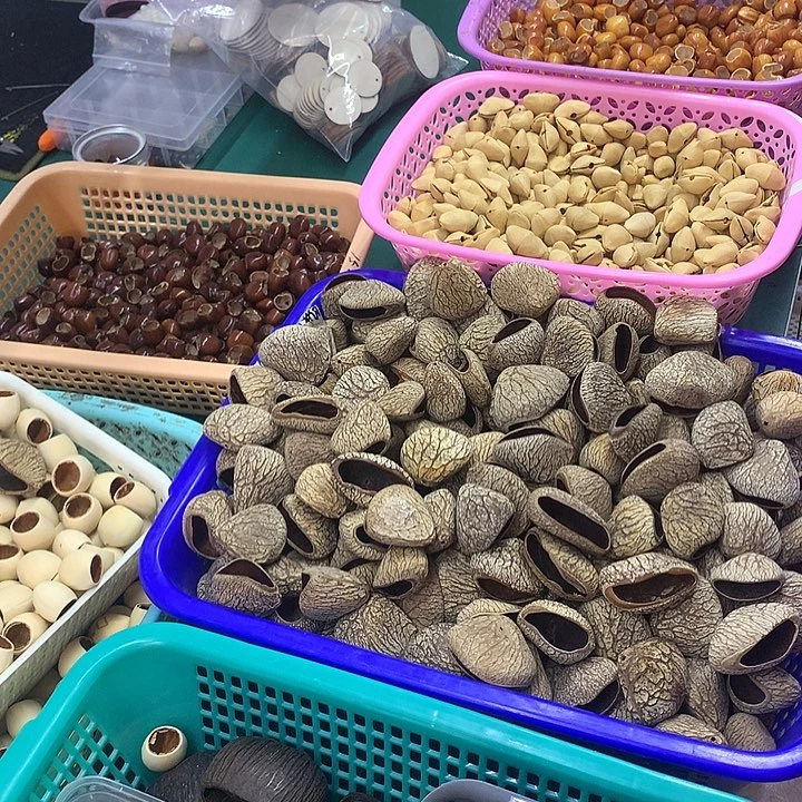 千眼菩提吊坠随机果壳精挑10颗