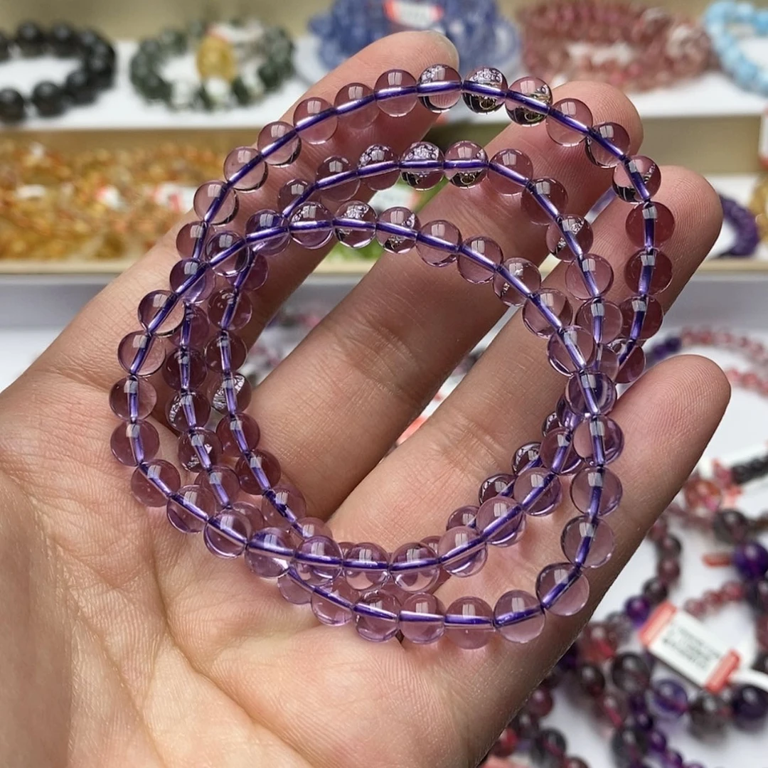 【闪购商品】紫晶手链未镶嵌天然紫水晶三圈