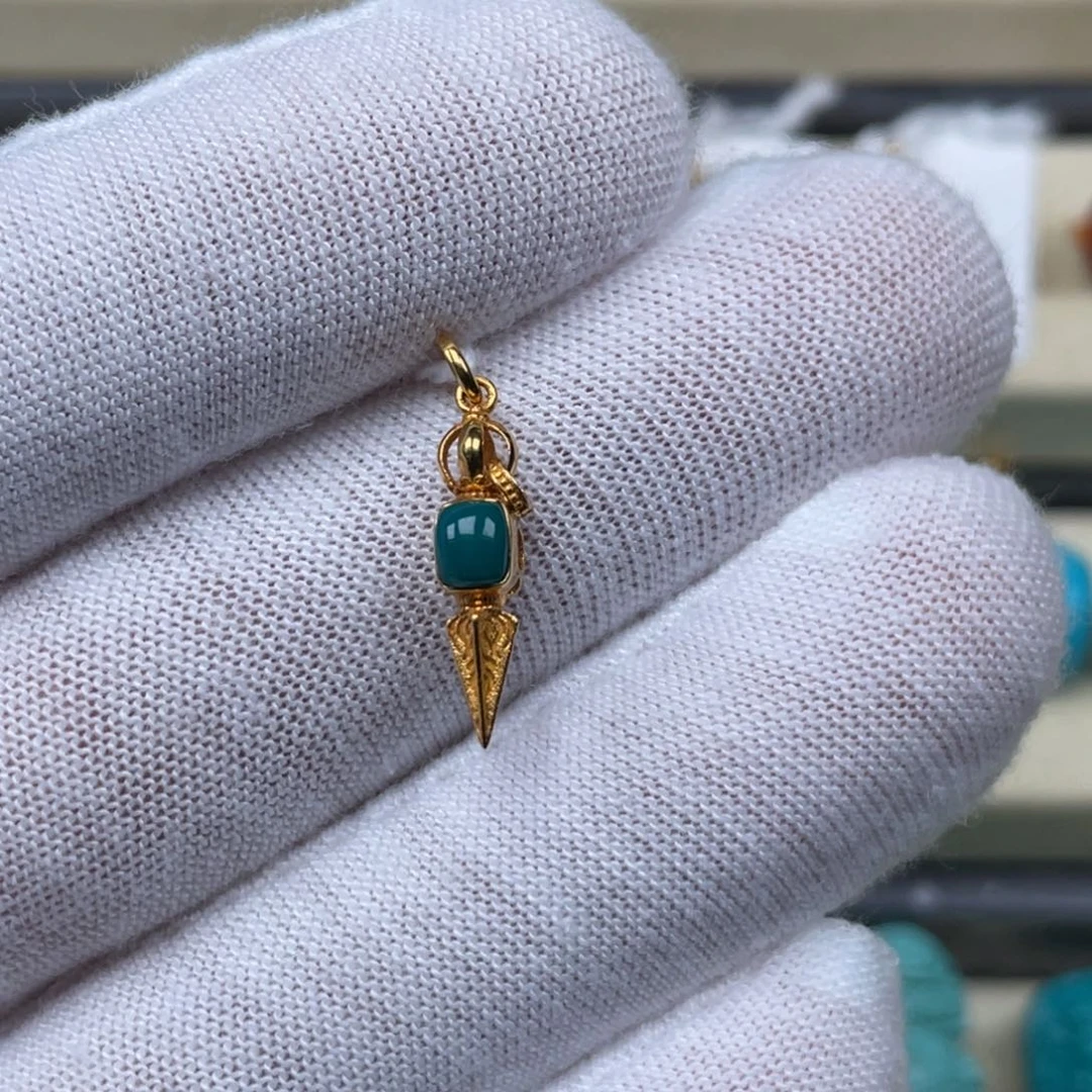 未镶嵌绿松石挂件