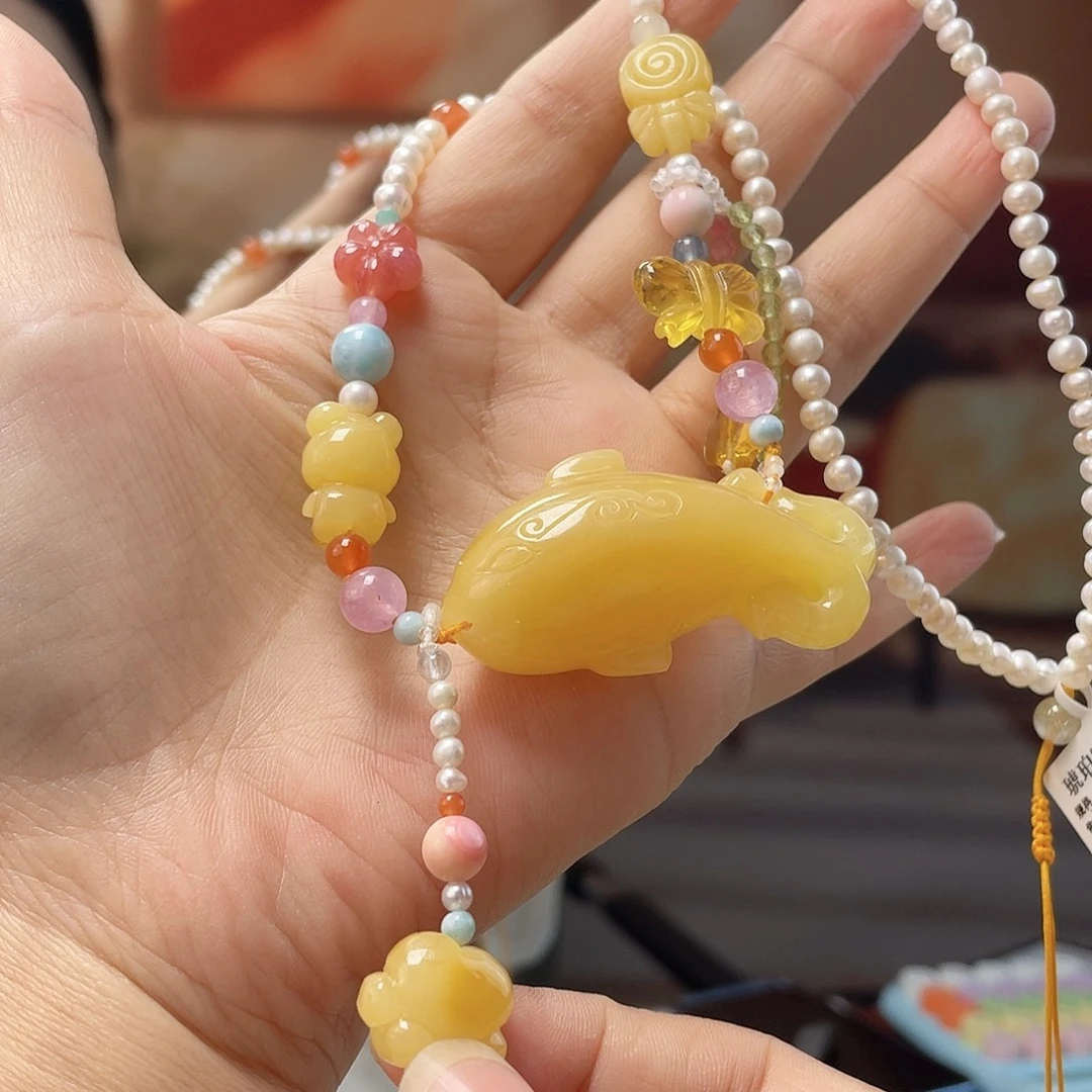 裸石蜜蜡未镶嵌蜜蜡吊坠