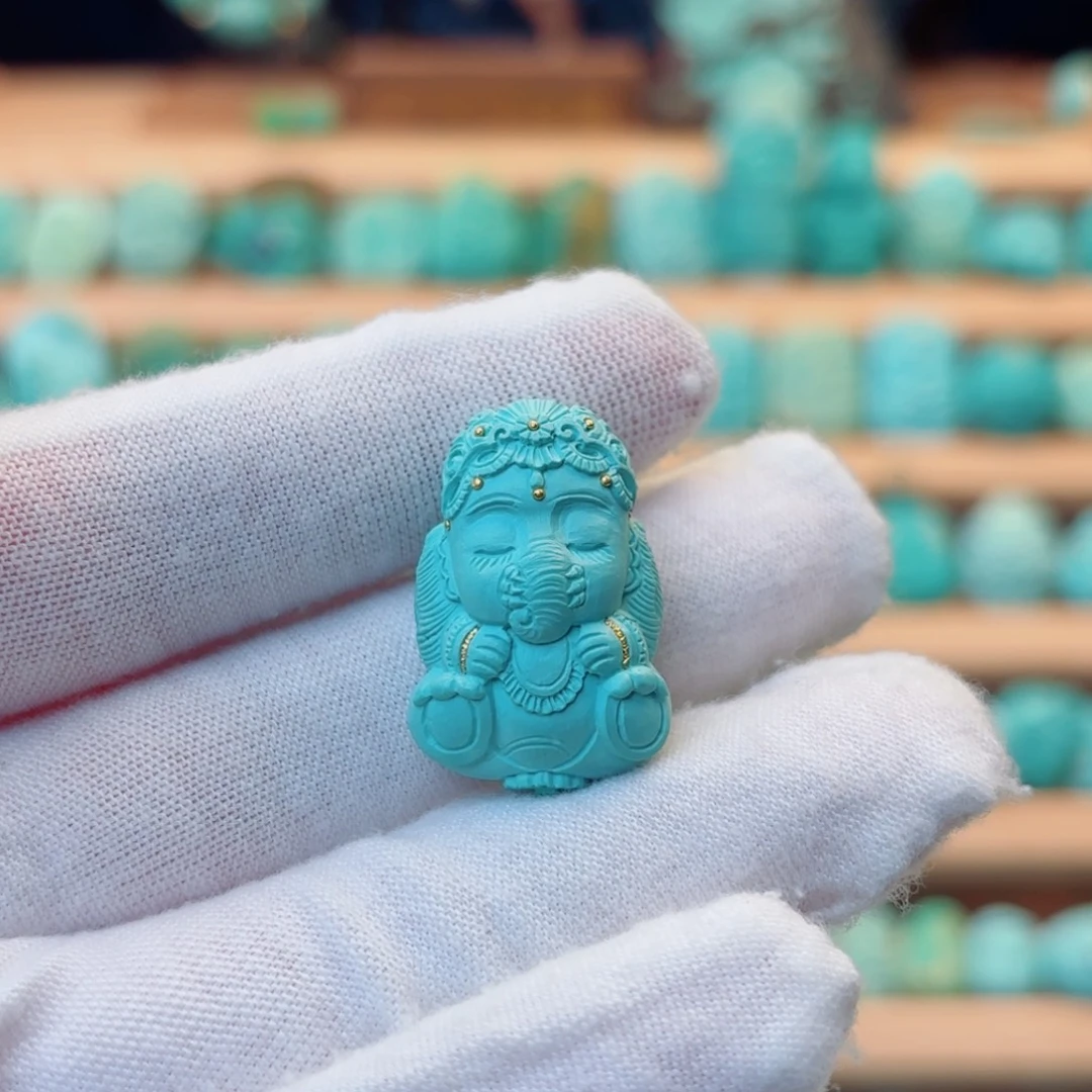 绿松石未镶嵌配饰