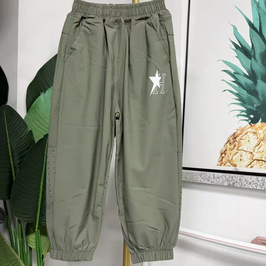 大庆仓 H星星儿童时尚速干休闲裤货号3118(库位地)