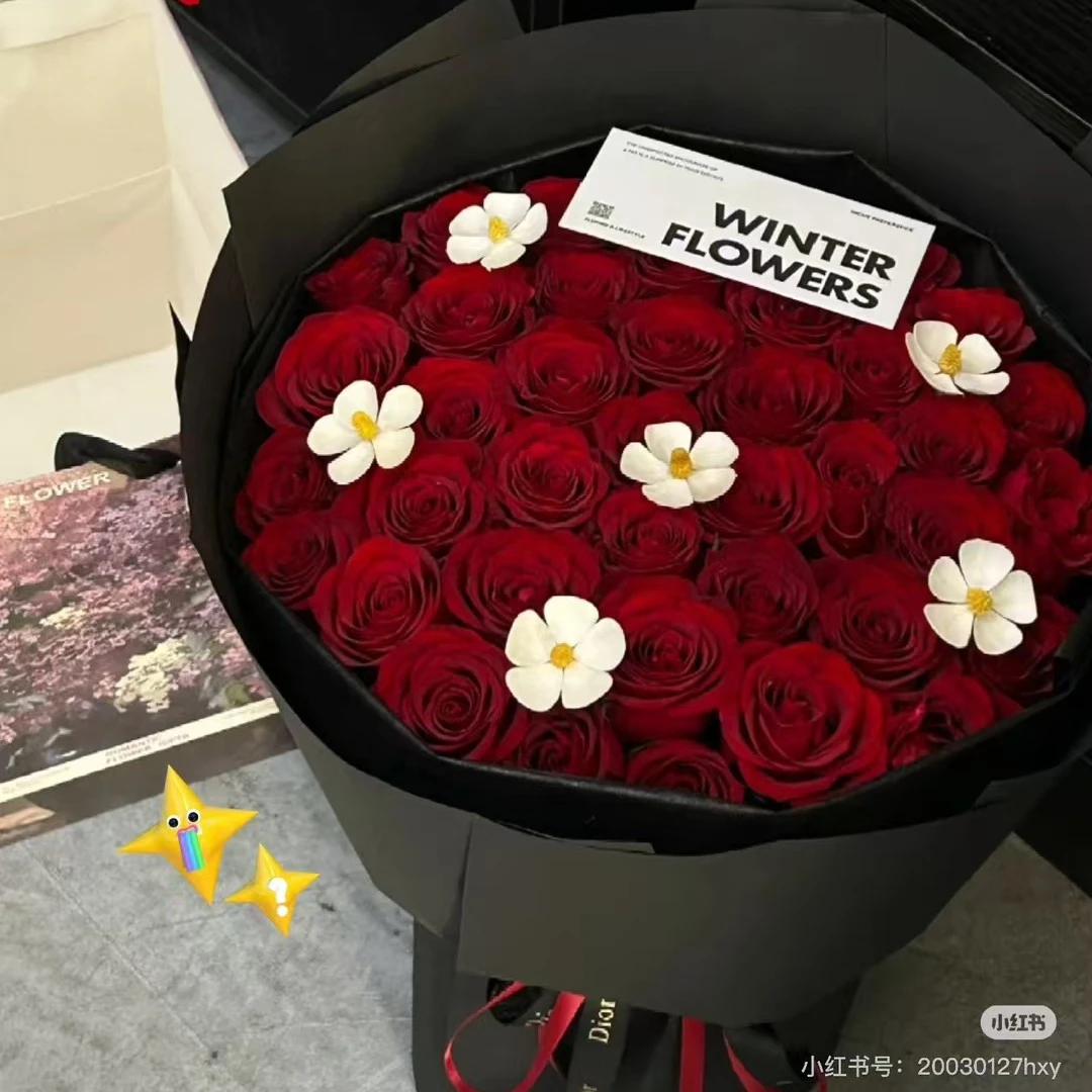 33朵红玫瑰鲜花花束同城配送表白生日礼物送女友老婆